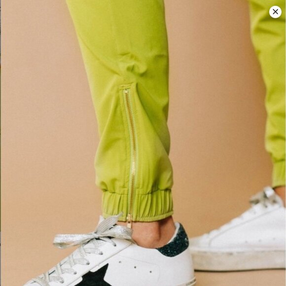 Albion Jetsetter Jogger Pants Green Women's XXL Athleisure Travel - Picture 5 of 15